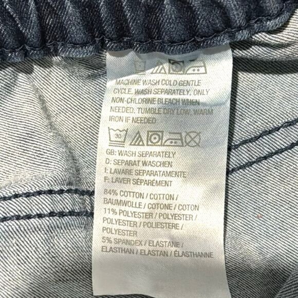 Isaac Mizrahi Live Womens Denim Jeans 20W Elastic Waist Mid-Rise Straight Leg Co - Picture 3 of 9